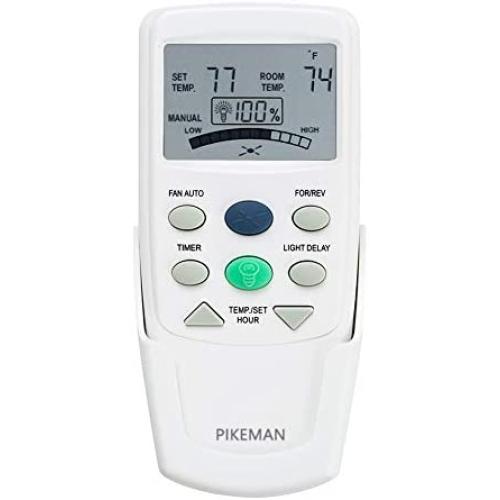 Ceiling Fan Remote Control Replacement for Hampton Bay Thermostatic LCD W Fan Reverse Function FAN-9T L3HFAN-9T for FAN-10R -Pikeman