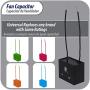 Appli Parts Fan Capacitor 10 mfd (microfarads) uf 250 VAC with 2 Wire Terminal Connections compatible with any brand with same capacitance 1-7/8in Width 1in depth 1-1/2in Height CAP-10-250-2C