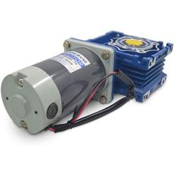 TOPCHANCES Electric 120W DC 12V RV40 Worm Gear Motor Adjustable Speed DC Motor Self-Locking Reducer Turbine Motor w/Self-Locking (Speed :30rpm)
