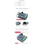 HRB8825 Stepper Motor HAT Support Raspberry Pi Series Board/Jetson Nano, Drives Two Stepper Motors, 6 Available Microstepping Modes