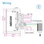 RATTMMOTOR CNC Square Mini 104W Brushless DC Spindle Motor 10800RPM ER8 42mm+Brushless Spindle Motor Driver 24V 5A Spindle Motor Controller+Spindle Motor Mount Bracket for CNC Router Milling Machine