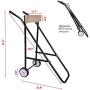 LEADALLWAY Outboard Boat Motor Stand Carrier Cart Dolly Storage Pro Heavy Duty Multi Purposed Engine Stand