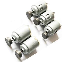 Mini Vibration Motor 140 Mini Vibration Motor DC 1.5-3V 5200RPM for Electric Toys Replacement - (5 Pcs)