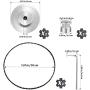 ULTECHNOVO Synchronous Wheel, 3D Printer Timing Belt Pulley Synchronous Wheel Set Stepper Motor Pulley Reduction Gear Printer Supplies Timing Wheel Screw Hexagon Wrench