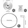 ULTECHNOVO Synchronous Wheel, 3D Printer Timing Belt Pulley Synchronous Wheel Set Stepper Motor Pulley Reduction Gear Printer Supplies Timing Wheel Screw Hexagon Wrench