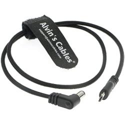 Alvins Cables Motor Flexible Power-Cable for Tilta-Nucleus-Nano Micro USB to 2.1 DC Barrel Right Angle