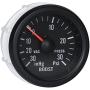 MOTOR METER RACING Boost/Vacuum Gauge Kit Mechanical Hose 30 Inhg -30 PSI 2-1/16