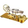 NC Hot Air Stirling Engine Model Toy Micro Engine Generator Motor Toy Physics Gift