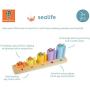 Orange Tree Toys - Counting Fish – Wooden Toy with 15 Stacking Pieces - for Kids Ages 3 Years and Up to Practice Counting and Develop Fine Motor Skills