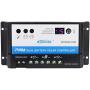 Temank Dual Battery Solar Charge Controller 20A 12V 24V Duo-Battery Solar Controller for RVs Caravans and Boats