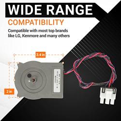 Ultra Durable 4681JB1027C Refrigerator Evaporator Fan Motor Replacement Part by BlueStars - Exact Fit for LG & Kenmore Refrigerators - Replaces Part Numbers AP4507961, 4681JK1004E, 1519579, 2400632