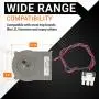 Ultra Durable 4681JB1027C Refrigerator Evaporator Fan Motor Replacement Part by BlueStars - Exact Fit for LG & Kenmore Refrigerators - Replaces Part Numbers AP4507961, 4681JK1004E, 1519579, 2400632
