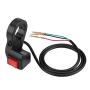 Suuonee Handlebar Switch, 22mm 7/8in Electric 3 Speed Module Handlebar Switch Shift Black for Motorcycle Electronic Bike Scooter