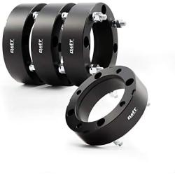 Orion Motor Tech 4x156 ATV Wheel Spacers 2 inch Black Wheel Spacer Kit Compatible with Polaris Ranger Polaris RZR XP 1000 Polaris RZR, 50mm Wheel Spacer Kit with 12x1.5 Studs, Set of 4