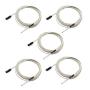 Tegg 5PCS NTC 3950 100K Thermistors Temp Sensor with 1M Wiring and 2Pin Connector for RepRap 3D Printer Heatbed Hot End Mendel Prusa J-Head