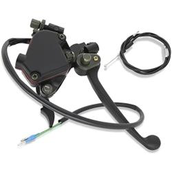 Rain King 78 22mm Thumb Throttle Brake Lever Controller Compatible for 50cc 90cc 150cc 250cc ATV Quad Roketa Taotao Sunl Kazuma Go Kart 110 Atv Thumb Throttle Duel Brake with Throttle Cable