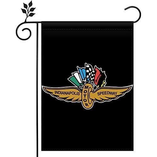 Indy 500 Flag - Indy 500 Garden flag, Indy 500 Decorations, Indianapolis Motor Speedway Flag Garden Flag (Black)