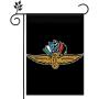 Indy 500 Flag - Indy 500 Garden flag, Indy 500 Decorations, Indianapolis Motor Speedway Flag Garden Flag (Black)