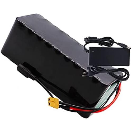 Wnicek 36V 7.5Ah Ebike Battery Pack 18650 Li-ion Cell Battery Customizable Lithium Battery for E-Bike Scooters Electric Tools for Motors Within 750W with BMS + Charger