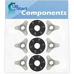 3-Pack 285753A Washer Motor Coupler Replacement for Estate TAWS750PQ0 Washer - Compatible with 285753A Washing Machine Motor Coupling Kit - UpStart Components Brand