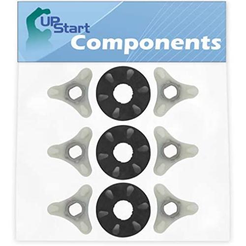 3-Pack 285753A Washer Motor Coupler Replacement for Roper RAX4232RQ4 Washer - Compatible with 285753A Washing Machine Motor Coupling Kit - UpStart Components Brand