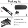 Jieoto Electric Bicycle Battery 36V 8AH 10AH 12.5AH 15AH 18AH 21AH E-Bike Lithium Ion Battery with 2A Charger and BMS Protection Board for 200W~1000W Electric Lithium Bike Battery Motors