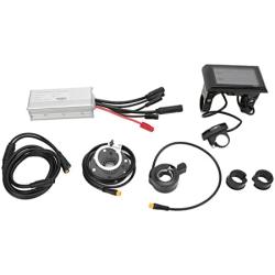 VGEBY Bicycle Speed Controller Kit, Electric Bike Motor Controller 22A Speed Controller 36V 48V with S900 Panel 1 to 2 Cable for 500W Motor