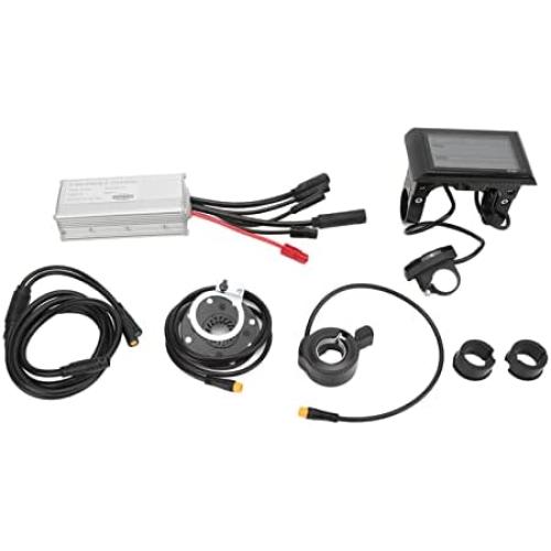 VGEBY Bicycle Speed Controller Kit, Electric Bike Motor Controller 22A Speed Controller 36V 48V with S900 Panel 1 to 2 Cable for 500W Motor