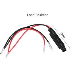 10W Motorcycle Resistors LED Load, Motorcycle LED Turn Signal Indicator Light Load Resistor Fix Error Flash Controller