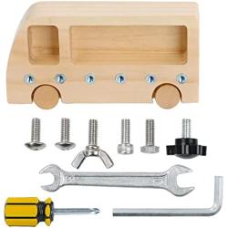 AKADA Screwdriver Board for Kids and Toddlers,Montessori Preschool Education Toy,Basic Skills Learning Toy for 3+ Years Old