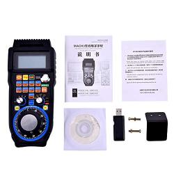Wireless Electronic Handwheel 4-Axes Controller Manual Pulse Generator MPG for CNC MACH3 Wireless Handwheel Electronic Handwheel