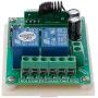 Calvas New DC 12V 2CH RF 433MHz Wireless Switch Relay Receiver Module With Remote Control For DC Motor Forward Reverse Controller