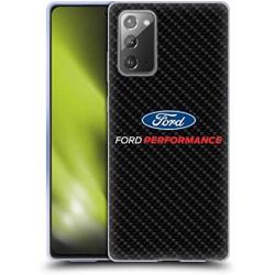 Head Case Designs Officially Licensed Ford Motor Company Performance Printed Carbon Fiber Logos Soft Gel Case Compatible with Samsung Galaxy Note20 / 5G