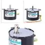 AC Motors Permanent Magnet Synchronous Motor CW/CCW XD-50KTYZ AC 220V for DIY Generator(2.5RPM)