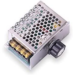 4000W Electronic Voltage Regulator Motor Thermostat Controller AC SCR Speed Control Power Heat Regulator Voltage Motor Governor Dimmer Thyristor High-Power 110V-220V
