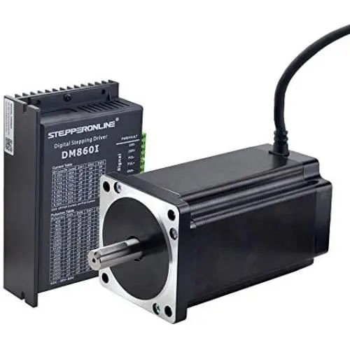 Kit CNC à Axe Unique STEPPERONLINE NEMA 34 12.0 Nm (1699.68oz.in) Moteur Pas à Pas & Driver Kit CNC à Axe Unique STEPPERONLINE NEMA 34 12.0 Nm (1699.68oz.in) Moteur Pas à Pas & Driver
