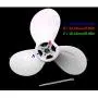 ITACO Boat Motor Propeller Assy Aluminium with Cotter Pin for 6F8-45942-01-EL 91490-30040 Yamaha Outboard 2HP 2 A B 3x7-1/4 5 P Outboard Motor Boat Engine