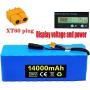 Wnicek 36V Ebike Battery 14Ah 10S 4P BMS 20A Electric Bicycle Lithium-ION Battery Pack with BMS and 42V Charger Fits for 200W-500W Motor Li-ion Adult Ebike Battery