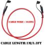 iGreely SAE Extension Cable 10AWG SAE to SAE Quick Disconnect Wire Harness SAE Connector Solar Panel Extension Cable for Trolling Motor Automotive RV Battery Motorcycle Cars Tractor 10 Gauge 1M 3Ft