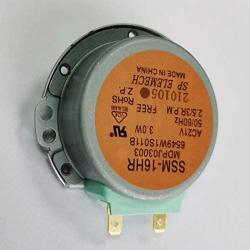 SSM-16HR Oven Microwave Turntable Motor Carousel Synchronous Motor AC21V 3W 2.5/3 RPM WB26X10143、6549W1S011B（1 PCS）