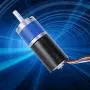 CM36-3650 Reduction Geared Motor,Brushless DC Motor Mechanical Parts Metal Gear High Torsion Low-Noise Wear-Resistant 12V 36MM Mini DC Motor High Torque Gear (1600RPM)