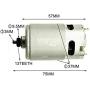 Xuulan Xianglaa-Motor GSR14.4-2-LI 13 Teeth DC Motor, HC683LG DC14.4V 3601JB7480 Electric Drill Maintenance Spare,