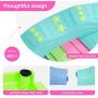 Toddler Balance Beams Stepping Stones for Kids, 8 Pc. Gymnastics Obstacle Course for Kids Non-Slip Surface Floor Rubber Edges, Improve Balancing Skill Coordination & Strength