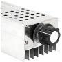 Contrôleur de vitesse de moteur SCR haute puissance 6000W Yenslii 110V/120V/220V/230V avec protection de boîtier, Régulateur de tension, Dimmer, Thermostats. Contrôleur de vitesse de moteur SCR haute puissance 6000W Yenslii 110V/120V/220V/230V avec protection de boîtier, Régulateur de tension, Dimmer, Thermostats.