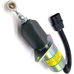 KanLi K.L DC 12V Fuel Shut Off Stop Solenoid 3935649 4946639 SA-4764-12 240-22053 for Cummins 4B&6B&6C&6CT - 5.9L&8.3L with Fofd Cargo 2831/5031/1731/2626/2631/4031/4331/4030, White