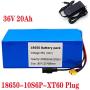 Wnicek 36V 20AH E-Bike Li Battery Pack 20000mAh 10S 6P Lithium-ion Battery with 42V Charger Electric Bicycle Battery Suitable for 650W 500W 350W 250W 200W Motor