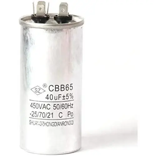Condensateur Dural Moteur Démarrage pour Climatiseur CBB65 40UF Résistant 450V AC Condensateur Dural Moteur Démarrage pour Climatiseur CBB65 40UF Résistant 450V AC