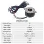 AITIAO 36mm Motor Extruder Stepper Motor Round Body 3D Printer Parts with 47.2inch Cable Compatible with Orbiter Extruder Sherpa Extruder, Ender 3 Pro/Voron 2.4 / BLV / CR10 3D Printer