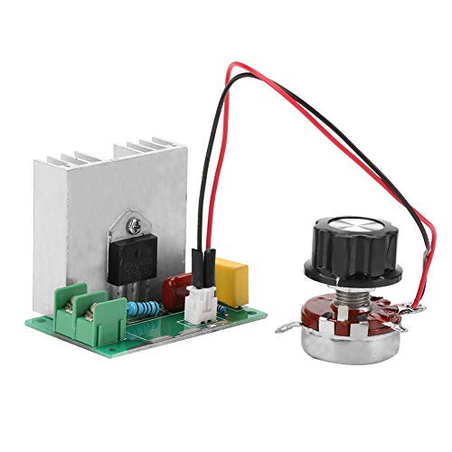 Régulateur de Tension pour Moteur, Contrôleur de Vitesse AC 0-220V 4000W 40A, Accessoires pour Moteurs et Dimmer LED Régulateur de Tension pour Moteur, Contrôleur de Vitesse AC 0-220V 4000W 40A, Accessoires pour Moteurs et Dimmer LED