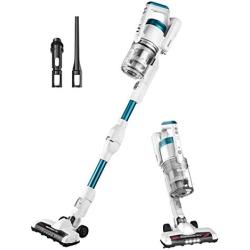 Eureka LED Headlights, Efficient Cleaning with Powerful Motor Lightweight Cordless Vacuum Cleaner, Convenient Stick and Handheld Vac, Flex Blue